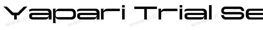 Yapari Trial Semi Bo字体转换